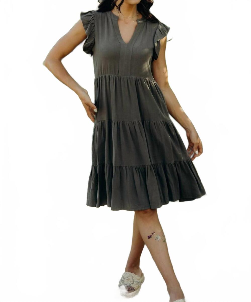 NEW MIKAROSE tara dress in green